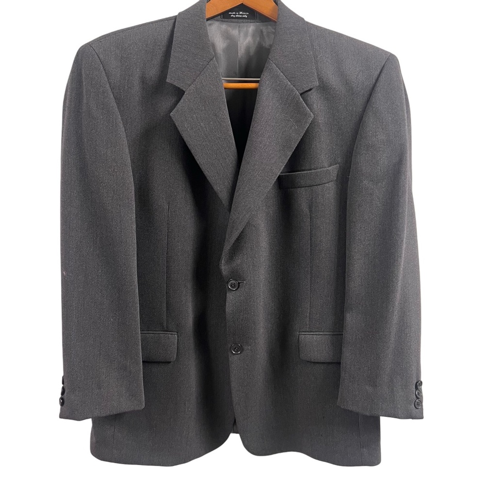 Men’s Andrew Fezza grey suit jacket 44R